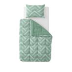 Lazy all-in-one dekbed - groen - 140 x 200 cm | 1-persoons, Huis en Inrichting, Verzenden, Nieuw, Groen