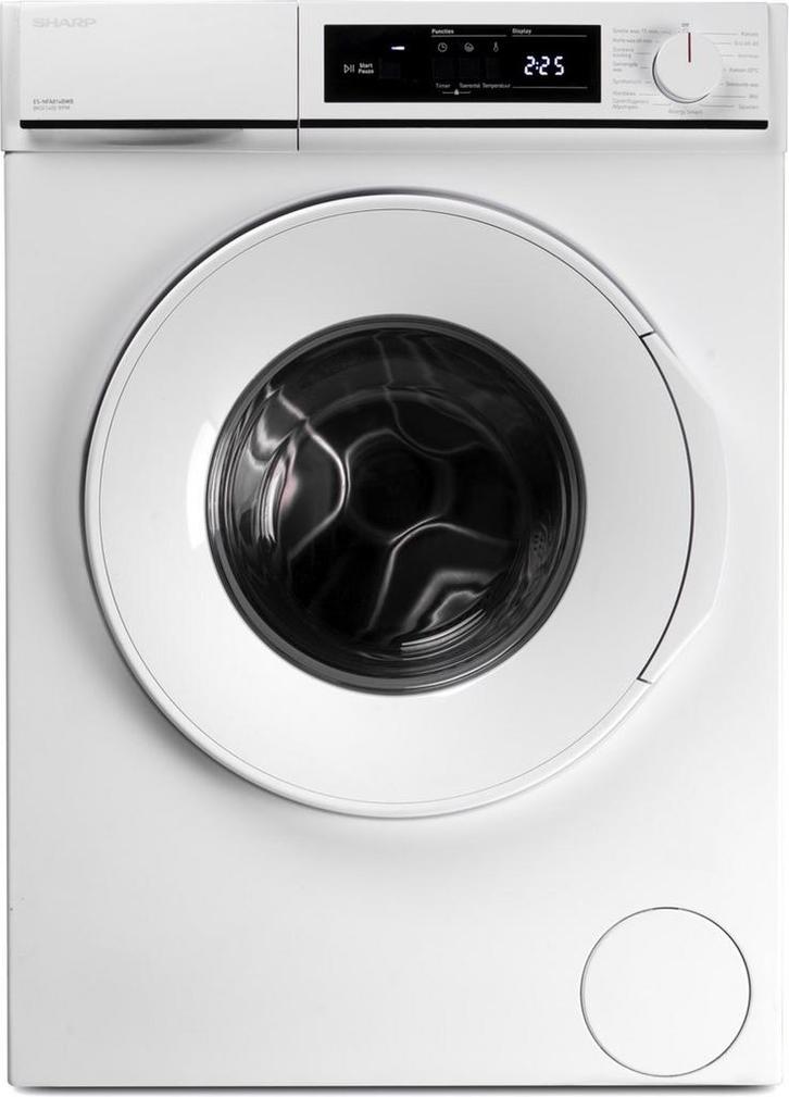 Sharp  Es-nfa814bwb Wasmachine 8kg 1400t, Electroménager, Lave-linge, Enlèvement ou Envoi
