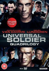 Universal Soldiers Quadrilogy DVD (2013) Jean-Claude Van, Cd's en Dvd's, Dvd's | Overige Dvd's, Zo goed als nieuw, Verzenden