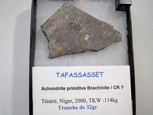 Tafassaset meteoriet - 32gr - Ultra zeldzaam. Achondrite, Collections, Minéraux & Fossiles