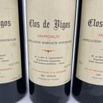 2001 Clos de Bigos - Margaux Cru Artisan - 3 Flessen (0.75, Nieuw