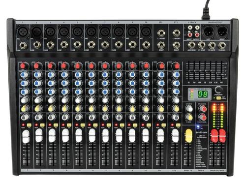 Citronic CSL-14 14 Kanaals Stage Mixer Met DSP Effecten, Musique & Instruments, Microphones