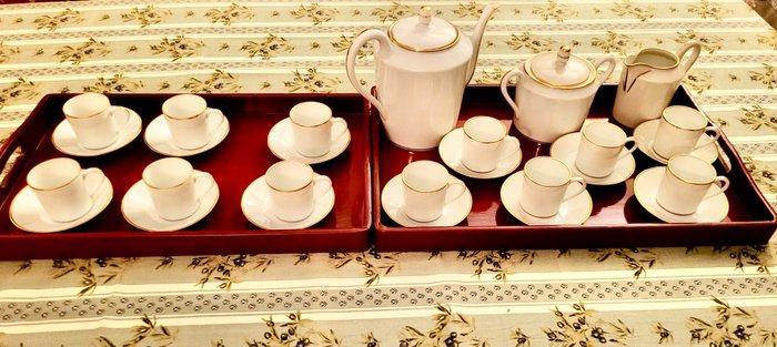 Limoges, Charles Field Haviland - Koffieservies voor 10 (23), Antiek en Kunst, Antiek | Meubels | Tafels