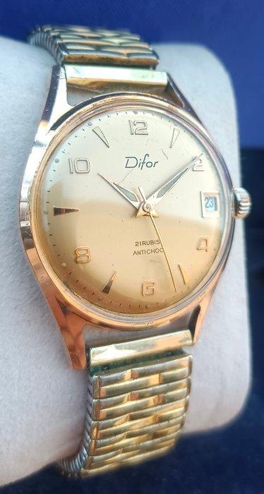 Difor - Vintage - Sans Prix de Réserve - 93374 - Homme -, Handtassen en Accessoires, Horloges | Heren