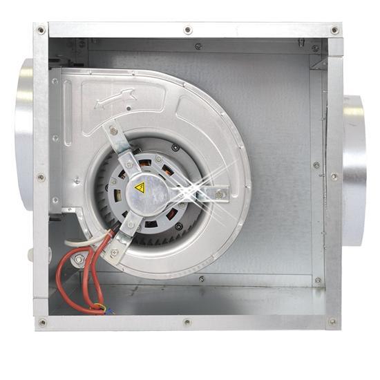 stalen afzuigbox 550 m3/h, Doe-het-zelf en Bouw, Ventilatie en Afzuiging, Nieuw, Verzenden