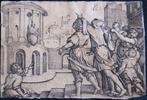 Georg Pencz (1500-1550) - The Magician Virgil in a Basket, Antiek en Kunst