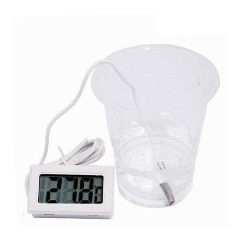 Thermometer wit LCD met sonde (voor aquarium e.d.), Doe-het-zelf en Bouw, Gereedschap | Overige machines, Nieuw, Verzenden