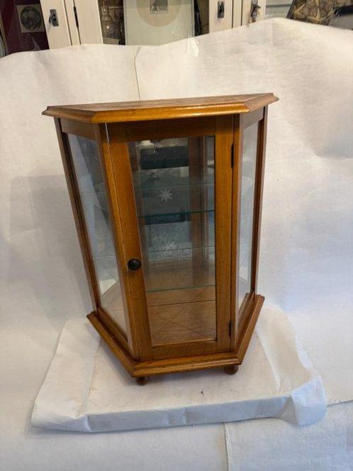 Vitrinekast - Glas, Hout, Antiek en Kunst, Curiosa en Brocante