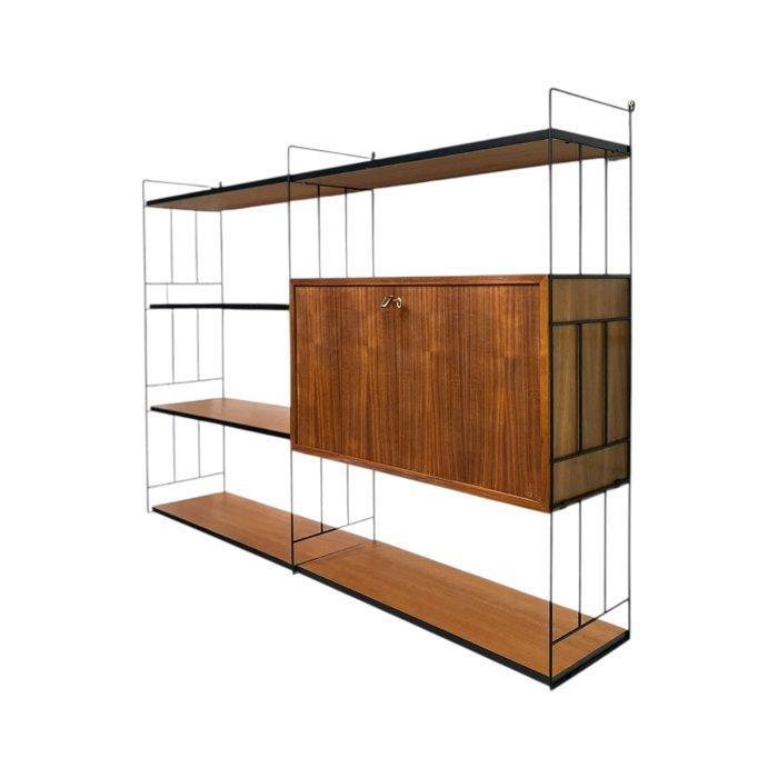 Stellingkast - echt houtfineer, Antiquités & Art, Art | Objets design