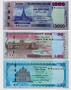 Bangladesh. - 10, 20, 50, 100, 500, 1000 Taka - 2025/2026