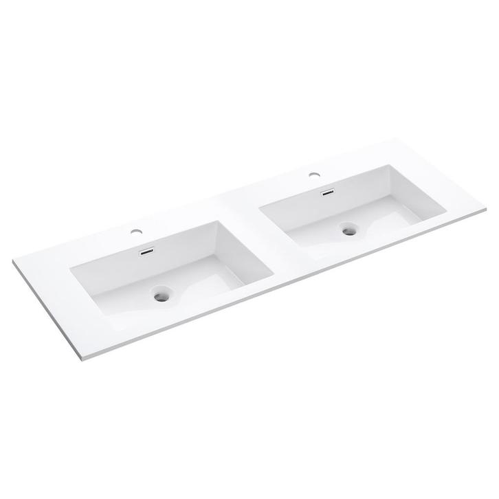 Wastafel Differnz Industrial 140x46 cm Wit, Doe-het-zelf en Bouw, Sanitair, Overige typen, Nieuw, Ophalen of Verzenden