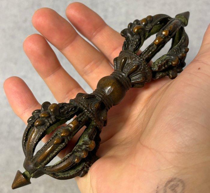 GRATIS VERZENDING Vajra - Brons - Tibet - Eind 20e eeuw, Antiek en Kunst, Antiek | Overige Antiek