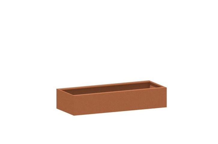 Cortenstaal plantenbak 200x80x40cm - Zonder bodem - HTDesign, Tuin en Terras, Bloembakken en Plantenbakken, 30 tot 60 cm, 100 cm of meer