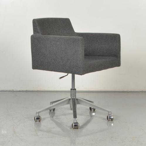 Verrijdbare vergaderstoel Frontseat - Grijs, Huis en Inrichting, Stoelen, Gebruikt, Ophalen of Verzenden