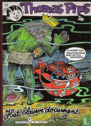 Thomas Pips - Het blauwe document - 2001, Boeken, Stripverhalen, Zo goed als nieuw, Eén stripboek, Verzenden