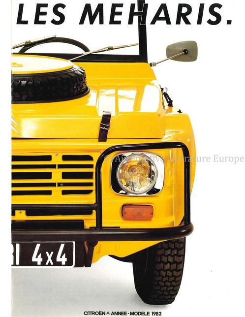 1982 CITROEN MEHARI BROCHURE FRANS, Boeken, Auto's | Folders en Tijdschriften