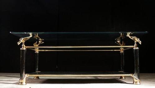 Salontafel - Gelakt messing - Hollywood Regency, Huis en Inrichting, Overige Huis en Inrichting