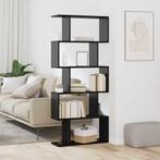 vidaXL Boekenkast Zwart Eiken 70 x 24 x 161 cm Bewerkt hout, Huis en Inrichting, Verzenden, Nieuw