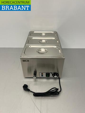 RVS Bain marie 3 x 1/3 GN 230V Horeca beschikbaar voor biedingen