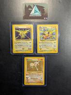 Pokémon - 3 Card - Hitmonlee, Jolteon, Zapdos Holo - WOTC -, Hobby en Vrije tijd, Verzamelkaartspellen | Pokémon, Nieuw