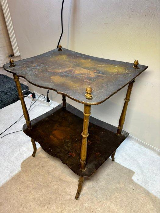 Bijzettafel - Antieke Franse Bijzettafe Geschilderd in, Antiek en Kunst, Curiosa en Brocante
