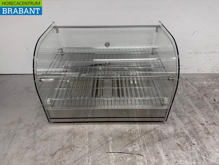 Vitrine Buffalo Hot Display en acier inoxydable 55 cm 230V, Zakelijke goederen, Horeca | Keukenapparatuur, Verzenden