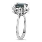 Ring - 18 karaat Witgoud, 18K witgoud 0,20ct diamant en, Nieuw