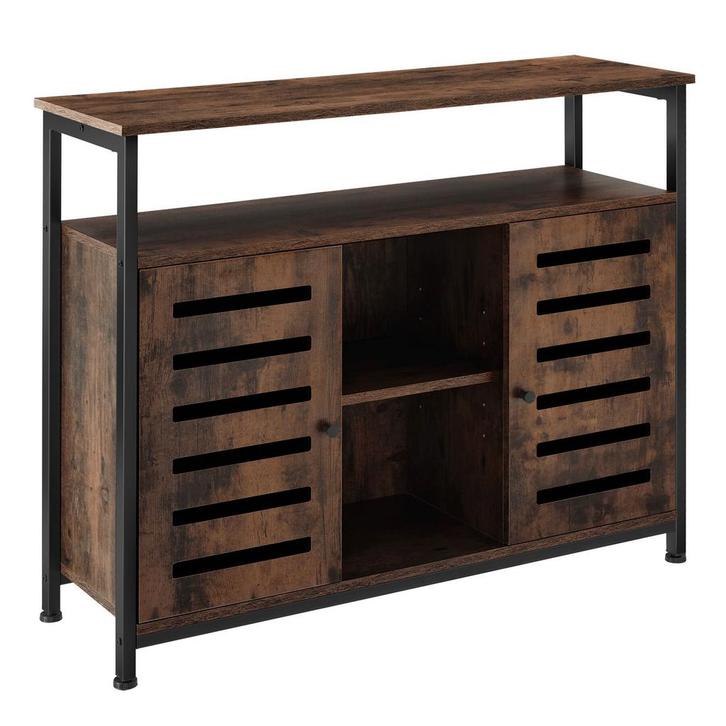 tectake Wandkast Warrington 100x37x82cm - Industrieel hout d, Huis en Inrichting, Kasten |Televisiemeubels, Verzenden