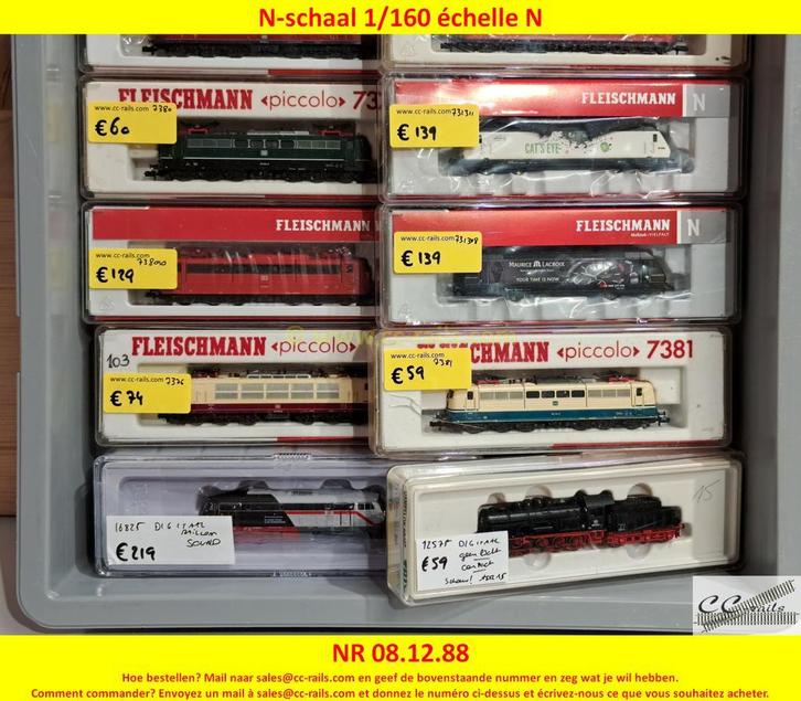 N-schaal modeltreinen Fleischmann Roco Minitrix Arnold Trix, Hobby en Vrije tijd, Modeltreinen | N-Spoor, Gelijkstroom, Zo goed als nieuw
