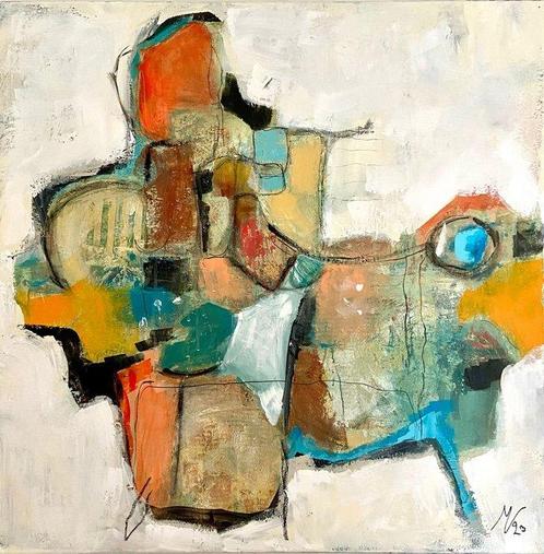 Marinel Vieleers (1944) - Man met paard, Antiek en Kunst, Kunst | Schilderijen | Modern