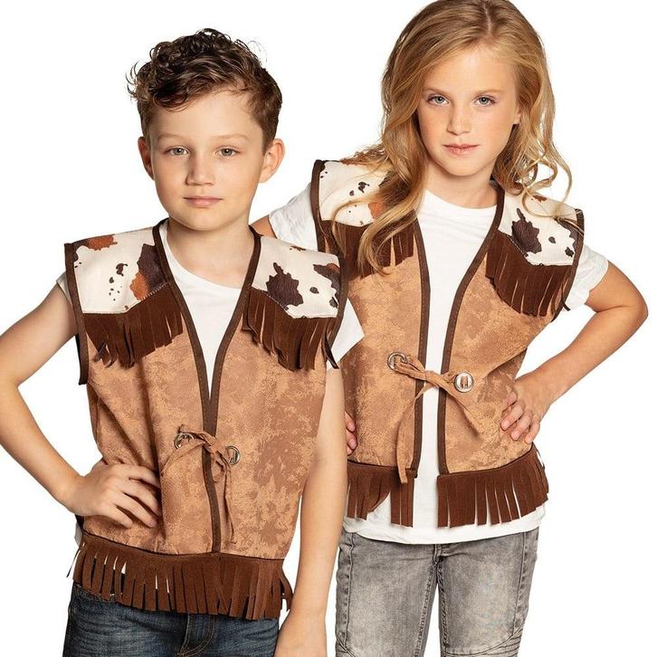 Cowboy Vest Kind, Kinderen en Baby's, Carnavalskleding en Verkleedspullen, Nieuw, Verzenden