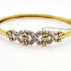 Armband - 18 karaat Geel goud Diamant (Natuurlijk), Handtassen en Accessoires, Nieuw
