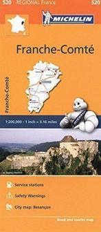 Franche-Comte - Michelin Regional Map 520: Map (Michelin, Zo goed als nieuw, Verzenden