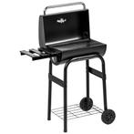 TRUUSK Houtskoolgrill met Deksel - Planken - Wielen - Thermo, Verzenden, Nieuw