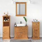 vidaXL Badkamermeubel Set met lade 4 pcs Honingbruin 37 x 34, Huis en Inrichting, Verzenden, Nieuw