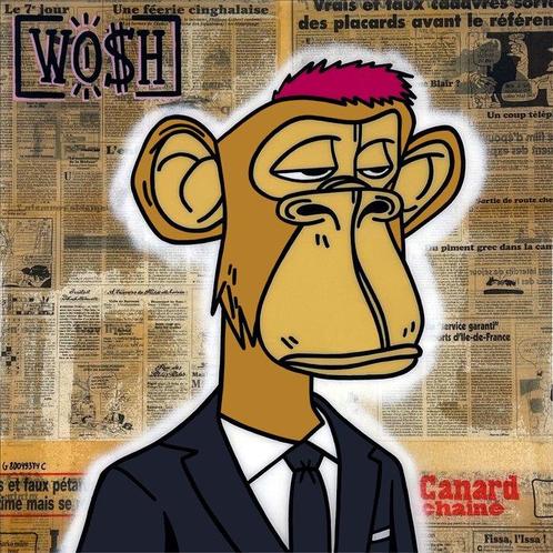 WO$H - G80049374C, Antiek en Kunst, Kunst | Schilderijen | Modern