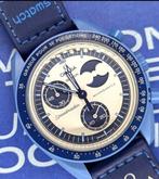 Swatch - The MoonSwatch - Mission to the Super Blue, Handtassen en Accessoires, Horloges | Heren, Nieuw