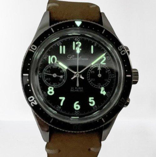 Landeron Pilote Panda Mécanique - Heren - 2020+, Bijoux, Sacs & Beauté, Montres | Hommes