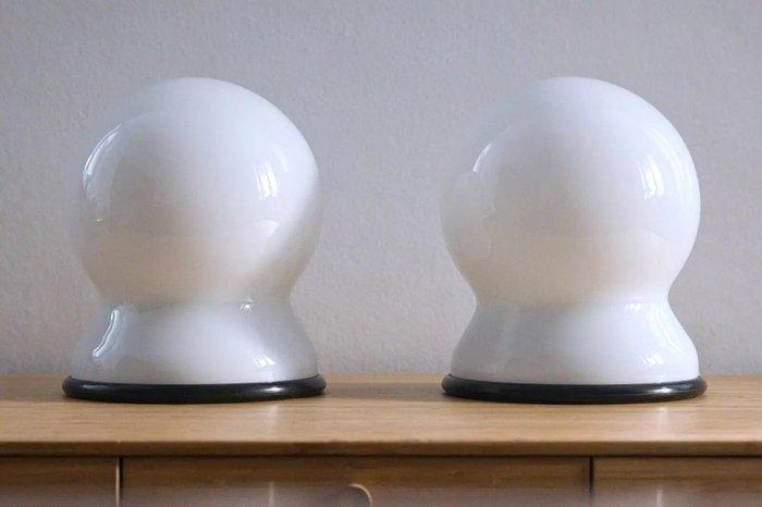 Fontana Arte - Sergio Asti - Tafellamp (2) - Scafandro mod., Antiek en Kunst, Antiek | Verlichting