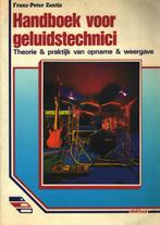 Handboek voor geluidstechnici 9789053810095 F. Zantis, Verzenden, Gelezen, F. Zantis