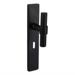 Lavuzo deurkruk Pesaro zwart met rechthoekig schild SL56, Doe-het-zelf en Bouw, Nieuw, Ophalen of Verzenden