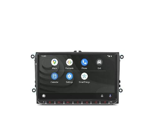 Autoradio Gps Android 10 Volkswagen Vw Pour Seat Skoda, Auto diversen, Autonavigatie, Verzenden