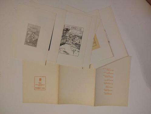 LOTTO DI 4 PUBBLICAZIONI INTERNAZIONALI SUGLI EX LIBRIS -, Antiek en Kunst, Antiek | Boeken en Manuscripten