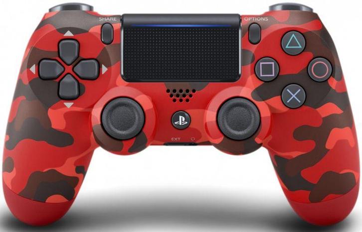 Sony DualShock 4 V2 Wireless Controller Camouflage-Rood, Games en Spelcomputers, Games | Sony PlayStation 4, Ophalen of Verzenden