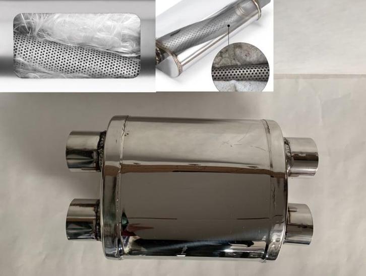 MAX Ultra Straight Flo Performance polished rvs uitlaat, Autos : Pièces & Accessoires, Autres pièces automobiles, Enlèvement ou Envoi