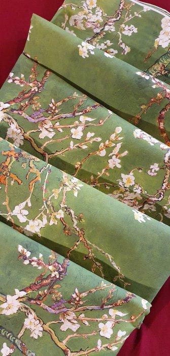 Tissu exclusif Van Gogh Fleur damandier -300x280cm- Vert,