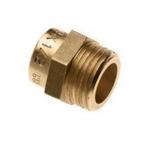 Messing soldeer Cap Puntstuk kort 3/8buiten x 15, Ophalen of Verzenden, Nieuw