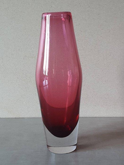 Wazon z gradacj fioletu, Studio Ahus (?), Szwecja - Vase -, Antiek en Kunst, Curiosa en Brocante