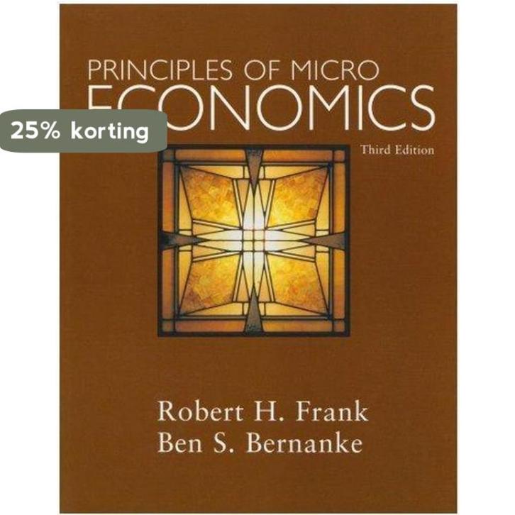 Principles Of Microeconomics 9780071106573 Robert Frank, Boeken, Taal | Engels, Gelezen, Verzenden