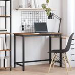 vidaXL Tafel Oudhout 80 x 50 x 76,5 cm Engineered hout en, Huis en Inrichting, Bureaus, Verzenden, Nieuw